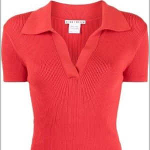 Alice + Olivia red top